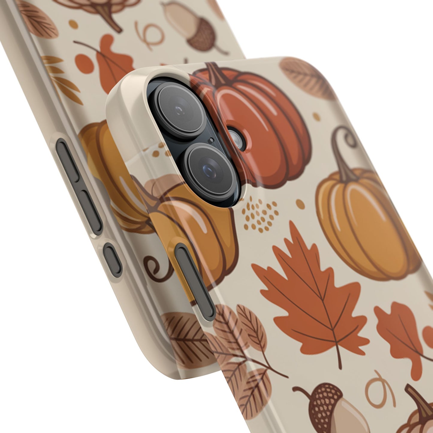 Autumn Pumpkin Phone Case, Fall Slim Phone Cover, Thanksgiving Gift, Cute Fall Phone Case, Seasonal Phone Accessory