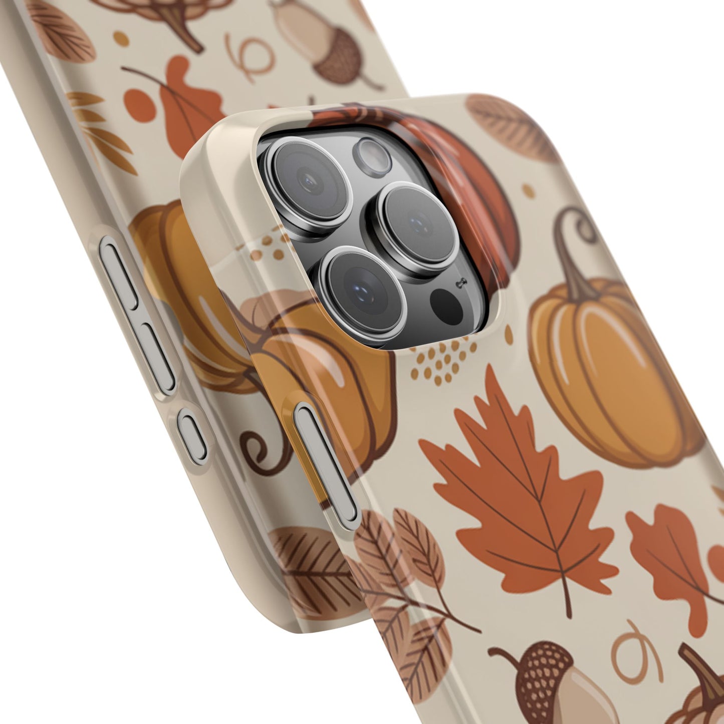 Autumn Pumpkin Phone Case, Fall Slim Phone Cover, Thanksgiving Gift, Cute Fall Phone Case, Seasonal Phone Accessory