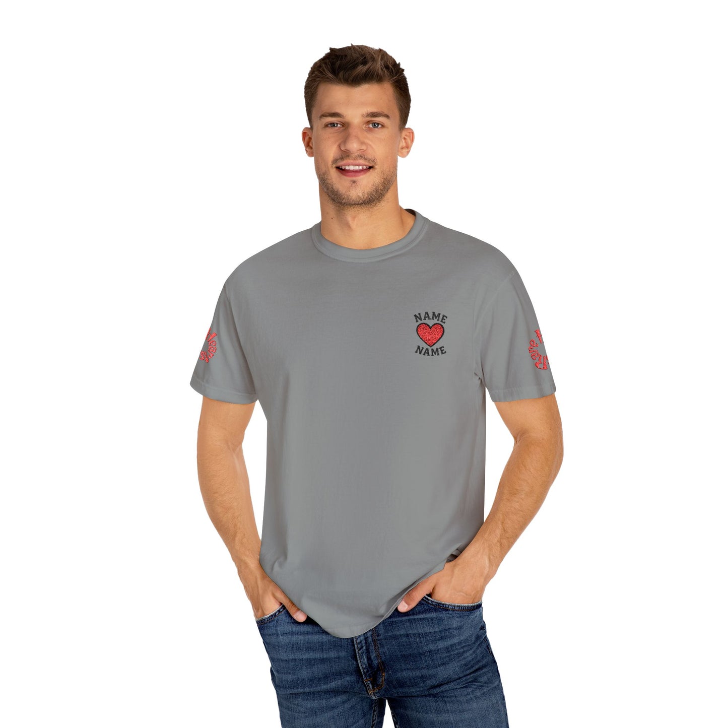 Personalizable Couples Unisex T-shirt