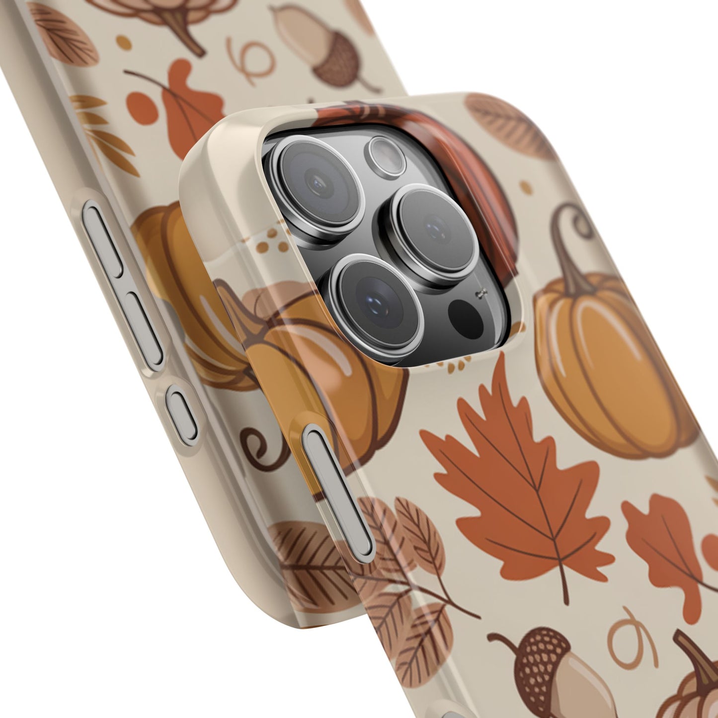 Autumn Pumpkin Phone Case, Fall Slim Phone Cover, Thanksgiving Gift, Cute Fall Phone Case, Seasonal Phone Accessory